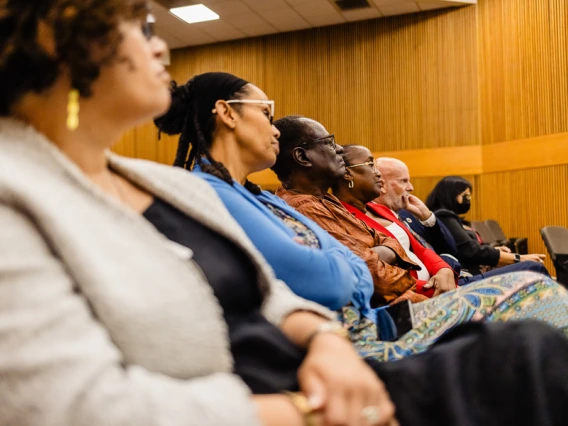 Attendees listening to keynote