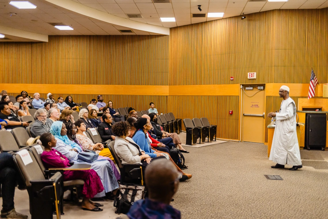 Speaker delivering keynote